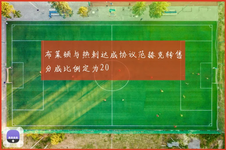 布莱顿与热刺达成协议范赫克转售分成比例定为20