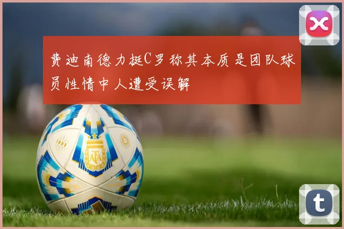 费迪南德力挺C罗称其本质是团队球员性情中人遭受误解